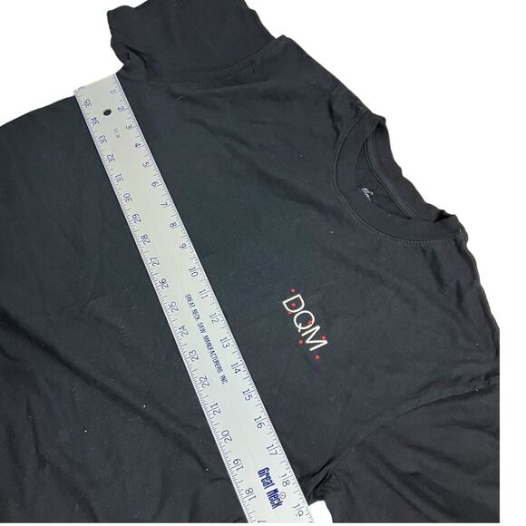 DQM Dave’s Quality Meat Skate T Shirt Mens S Black NYC Spellout Made In USA - Picture 5 of 7